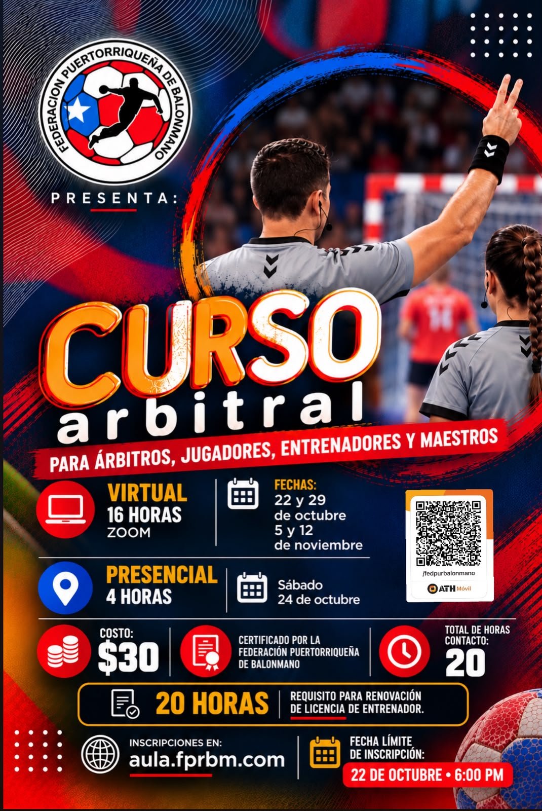 Curso Arbitral — Actualización Arbitral, para árbitros, jugadores, entrenadores y maestros